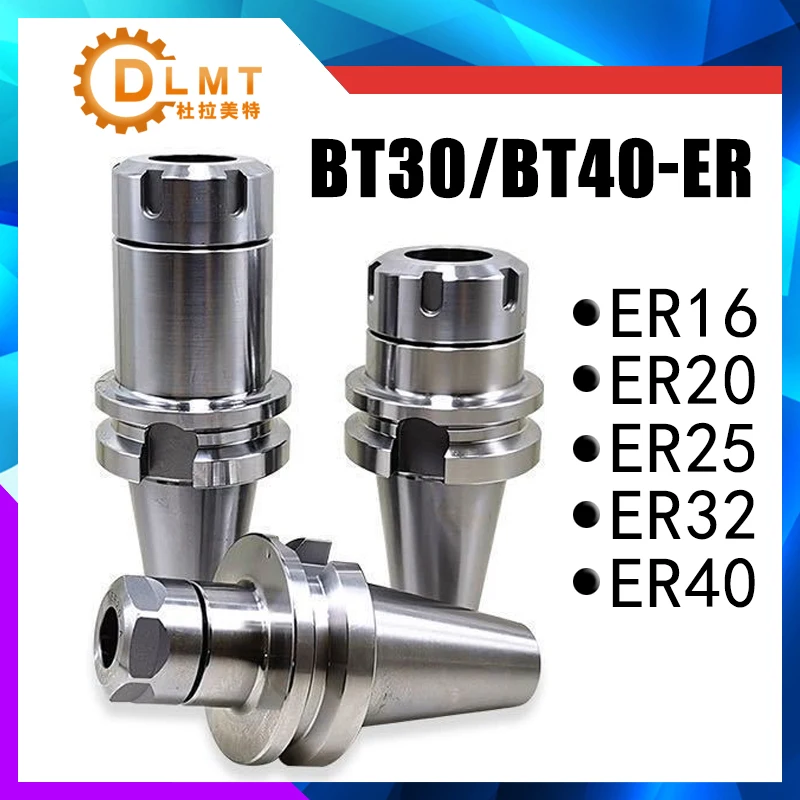 CNC BT ER Knife Shank BT30 BT40 Tools holder ER16 ER20 ER25 ER32 70 100L ER40 Bracket Tool Collet Chuck Machining Center Spindle