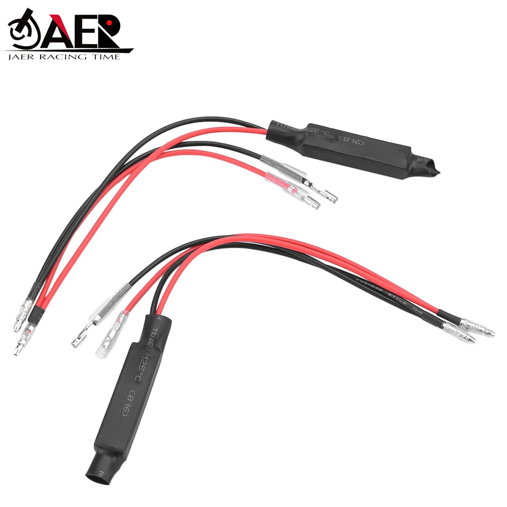Par de motocicleta 10w led reverso sinal volta luz carga resistor indicador decodificador resolver pisca erro correção erro flash universal