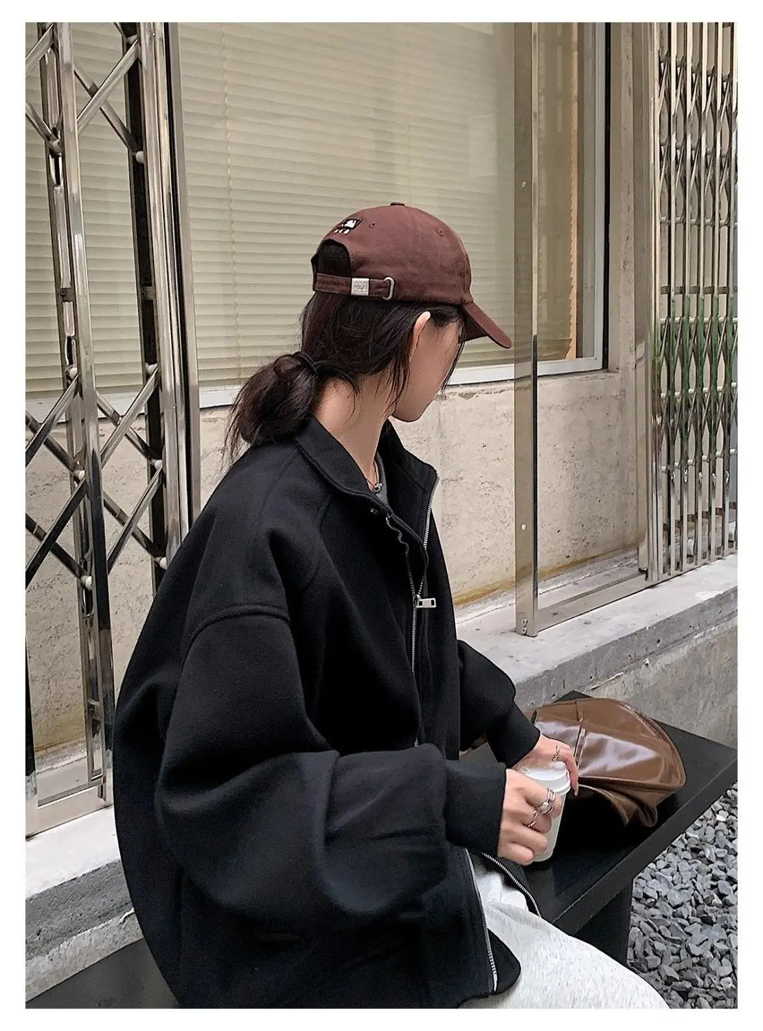 Kurtki bomberki Kwiaty Damskie Jesień Siateczka Z Wstawkami Dekolt Okrągły Marszczenia Falbany Sznurek Preppy Hipster Karnawał Odzież Klubowa Unikalny Styl Casual