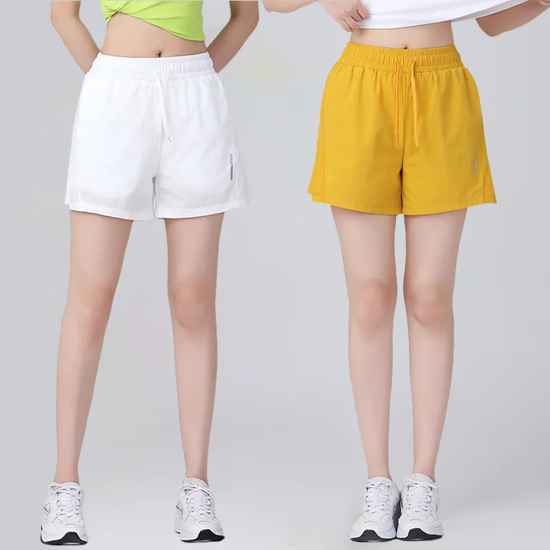 Pantaloncini Sportivi a Vita Alta da Donna, Abbigliamento Casual per Danza e Fitness, Multicolore, Nuovo Stile Estivo, Pantaloni Yoga