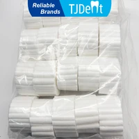 TJDent 1000 Uds. Rollos de algodón médicos dentales, rollo de algodón desechable con gemas para dientes, consumibles para limpieza de laboratorio y dentista
