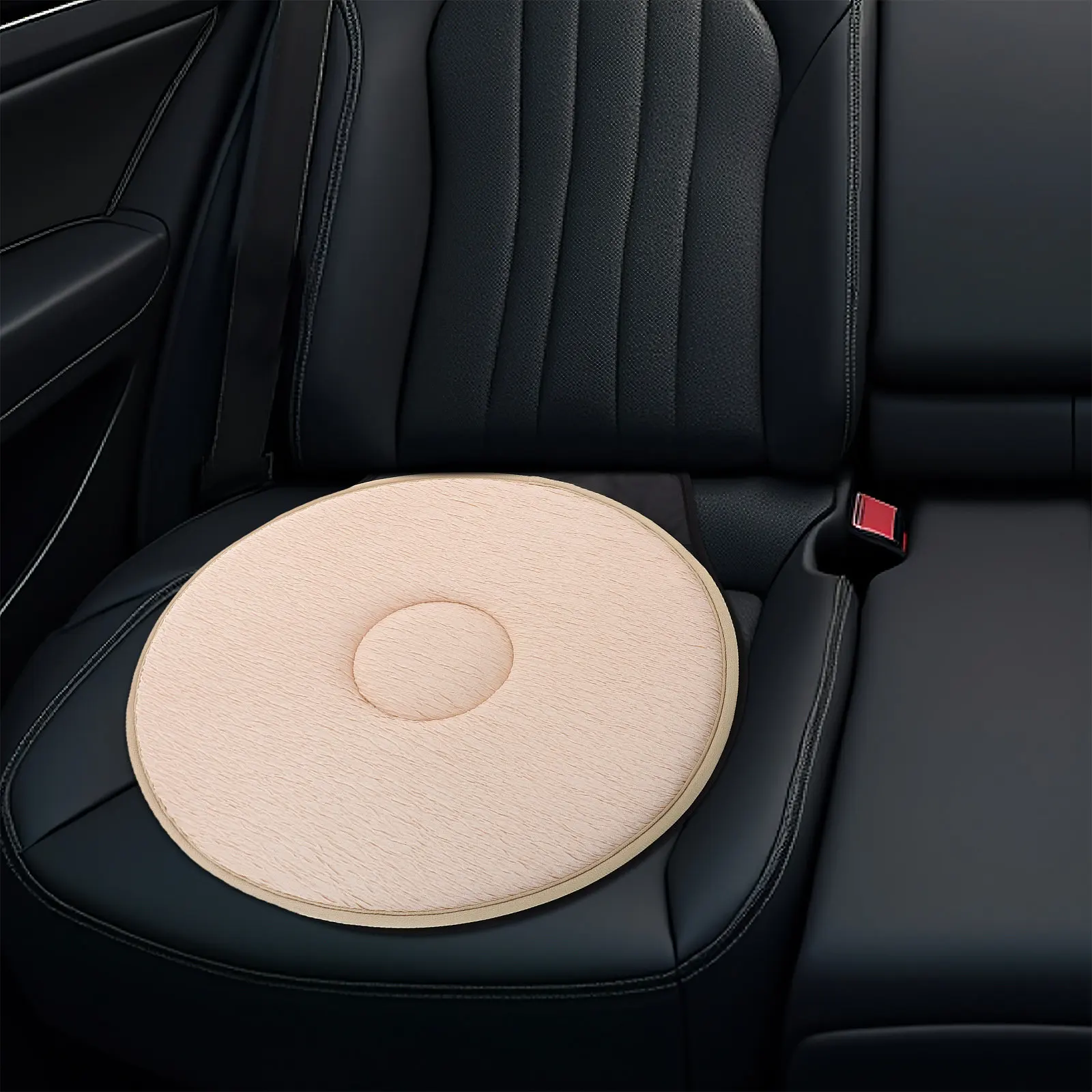 Portable Rotating Seat Cushion 360 Degree Swivel Round Car Seat Pad for Elderly Pregnant Women Comfortable Auto Cushion