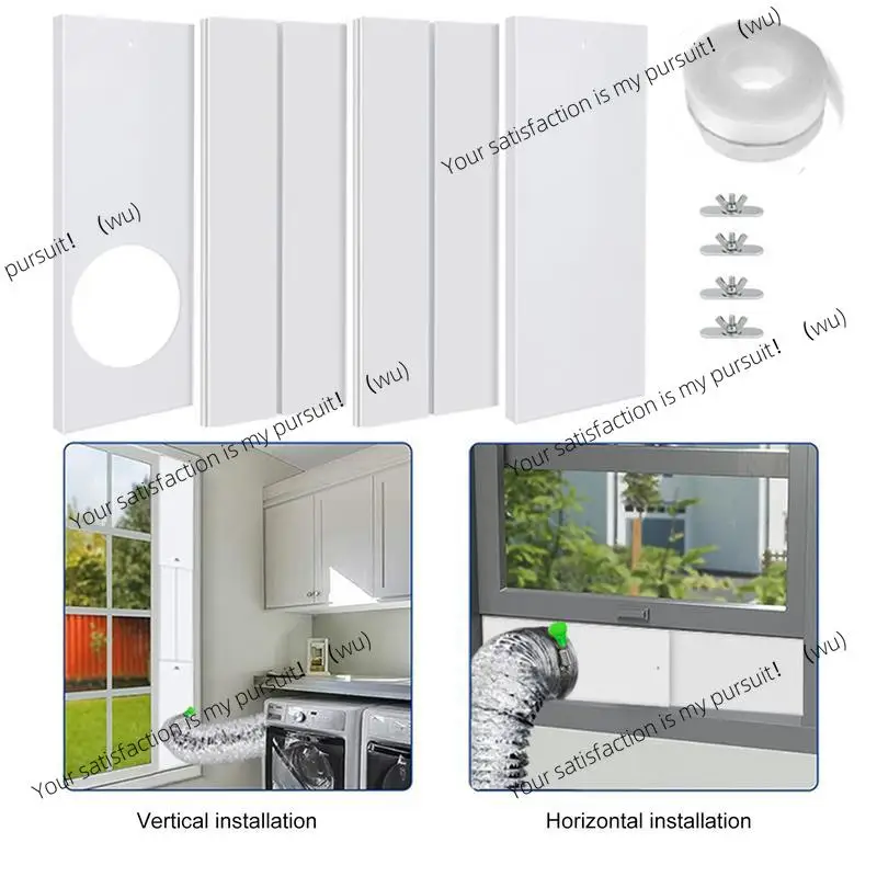

Dryer ventilation kit for electric dryer exhaust pipe, dryer connector for greenhouse planting tents, paint houses and garages.