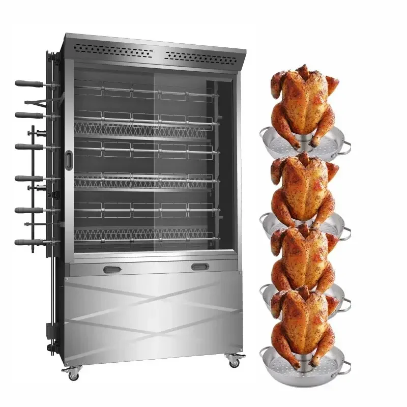 

Commercial Gas Chicken Rotisserie Equipment Oven Grill Chicken Roasting Machine