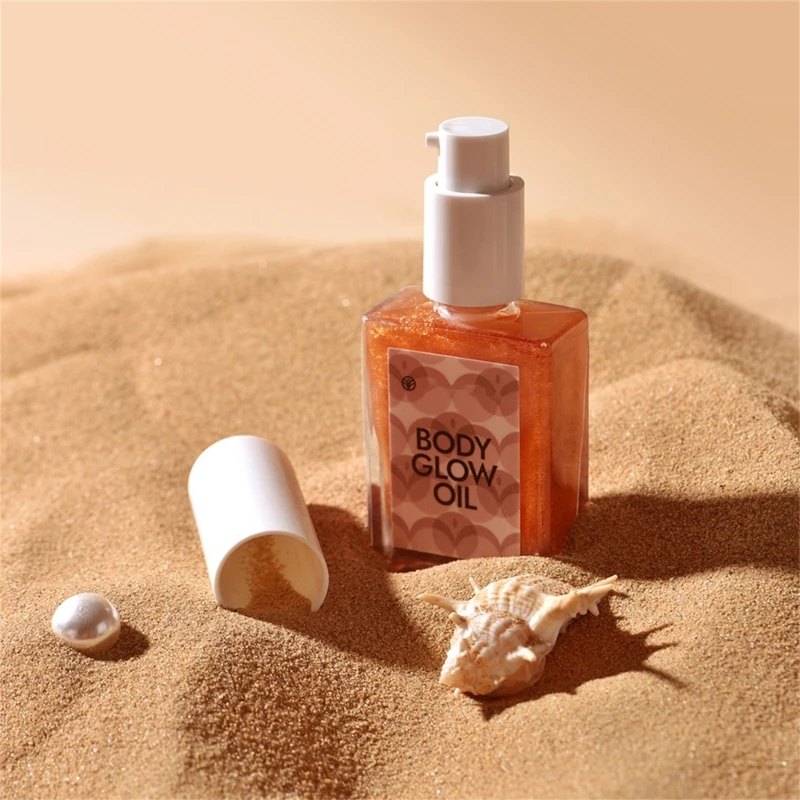 Beach Cosmetic Body Shimmering Face Glow Enhancer Liquide Bronzant Maquillage Beach Glow Enhancer 30ml