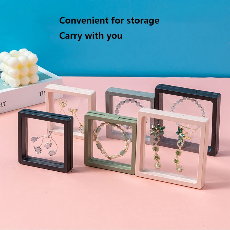 

Suspended box dust-proof PE film jewelry, lipstick, accessories, wearing armor storage packaging gift box
