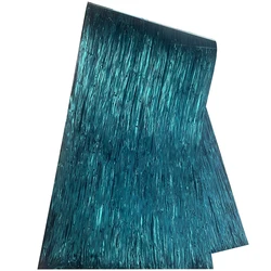 DIY Drum Wrap 0.50mm Peacock Blue Stripe Greenish Blue Stripe Celluloid Sheet Musical Instrument Deco Sheet