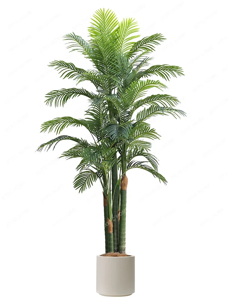 Areca Palm Simulation Green Plant Large Plant Anemone Fake Trees Indoor Floor-Standing Decorations