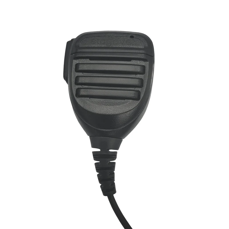 Handheld Walkie Talkies Speaker Mic, 2 Pin Remote Shoulder Microphone with Reinforced Cable, 3.5mm Earpiece Jack for Two W