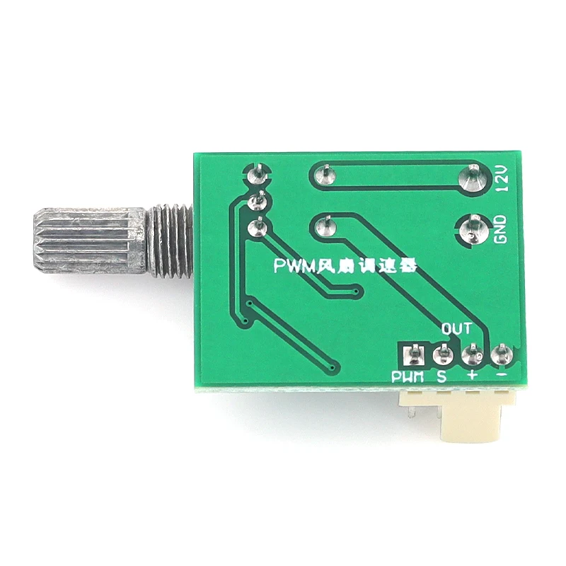 Javino 1/5/10Pcs DC 12V 4-Wire PC Fan PWM Speed Controller with Switch 3A for Computer Case Fan