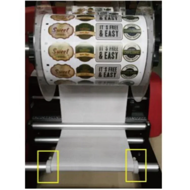 เครื่องพิมพ์ฉลากแบบม้วนต่อม้วนดิจิตอลความเร็วสูง พร้อมเครื่องตัดและเครื่องตัดแบบไดคัท