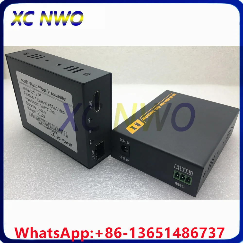 4K*2K 60Hz HDMI over 20km KVM Fiber Extender with RS232 Data (300M,GDCO.EDID),Keyboard,USB Ports and SM SX 2KM 10G LC SFP Module