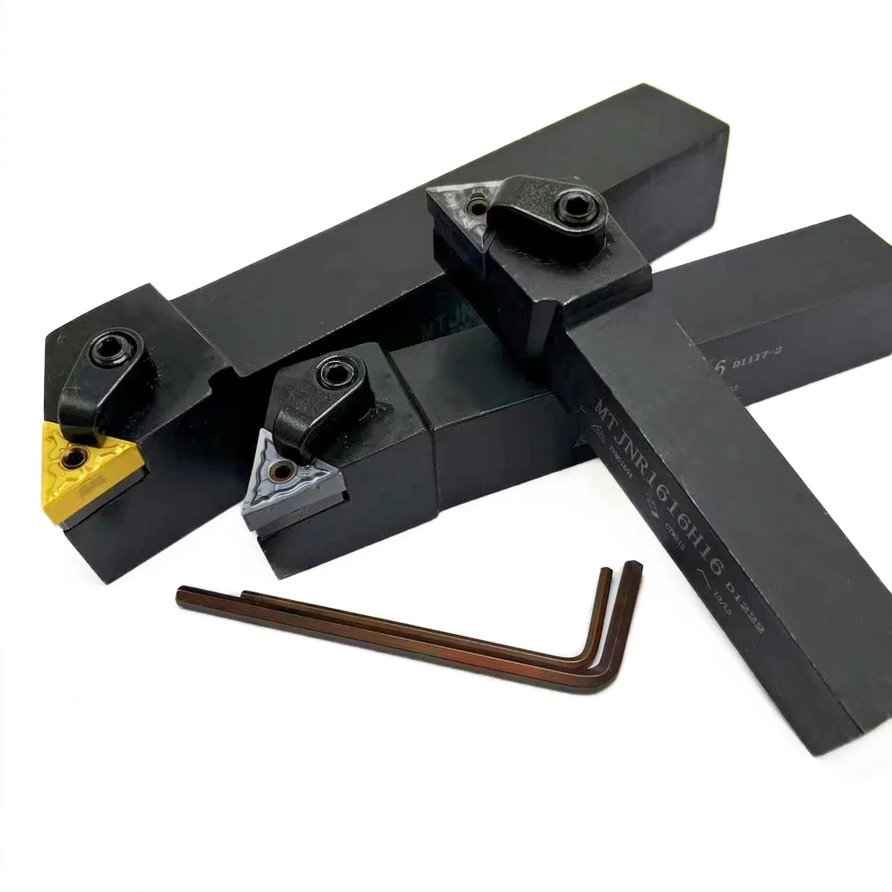 TNMG160404 portaherramientas CNC de alta calidad, portaherramientas de torneado de círculo exterior Triangular para MTJNR1616H16 MTJNR2020K16 MTJNR2525M16
