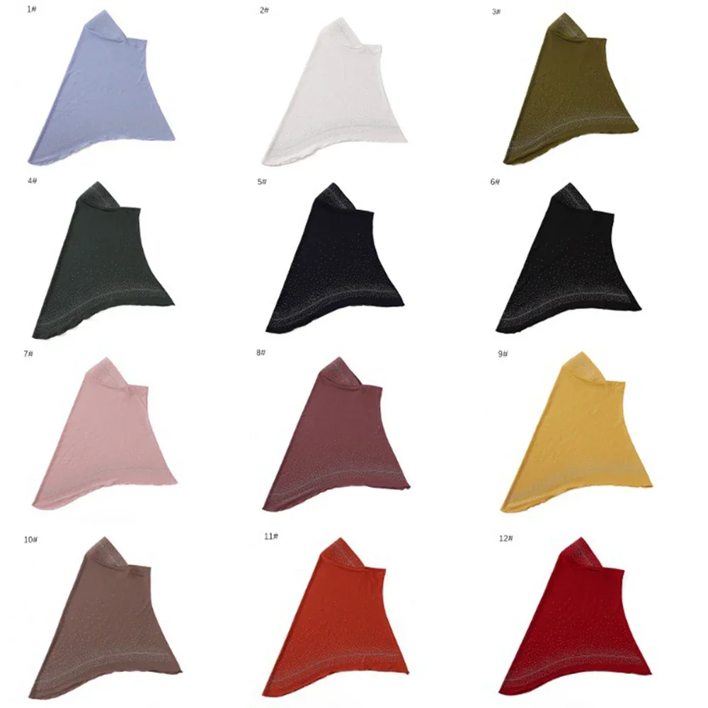 الماس لينة الإسفنج حافة الحجاب امرأة مسلم الحجاب قطعة واحدة أميرة سحب على وشاح فوري قبعة عمامة رئيس التفاف الصلاة النقاب #1