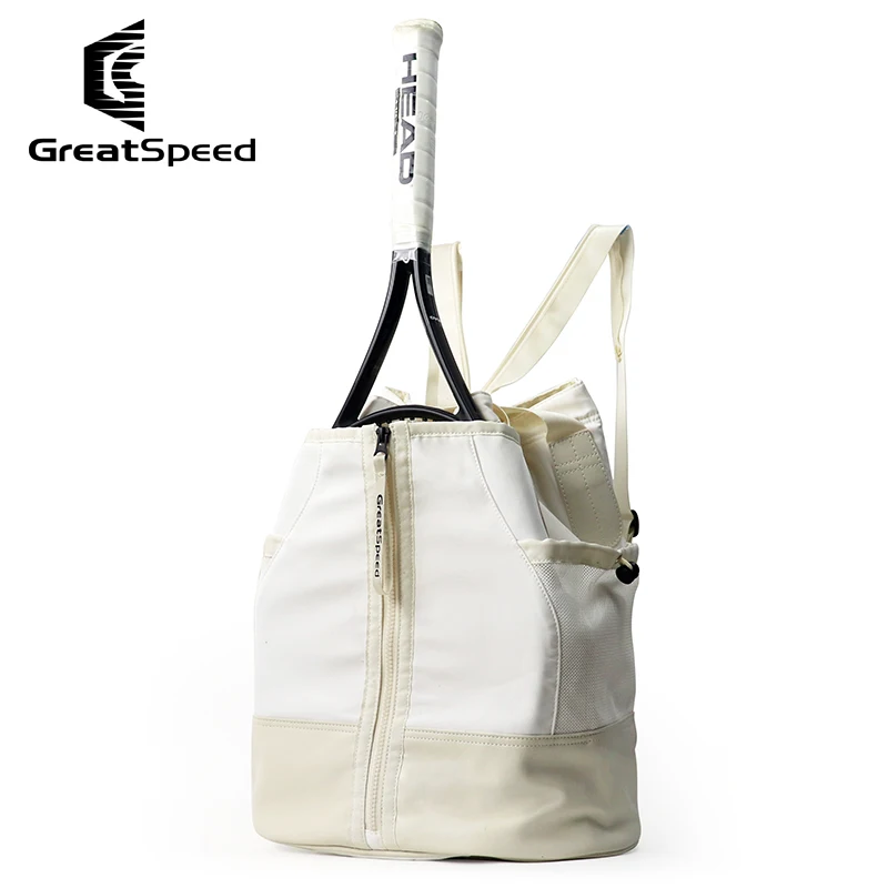 

New GREATSPEED black and white tennis training bag badminton sports shoes bag racket bag