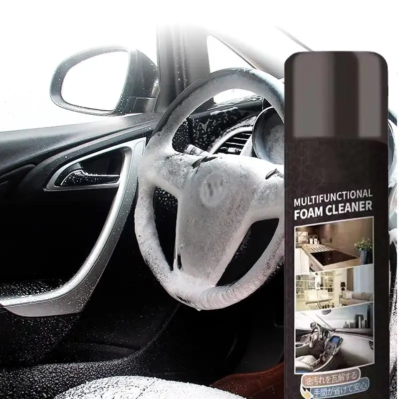 450ml Multipurpose Foam Cleaner For Car Interior House Kitchen Car Foam Cleaner Spray Powerful Stain Removal Kit