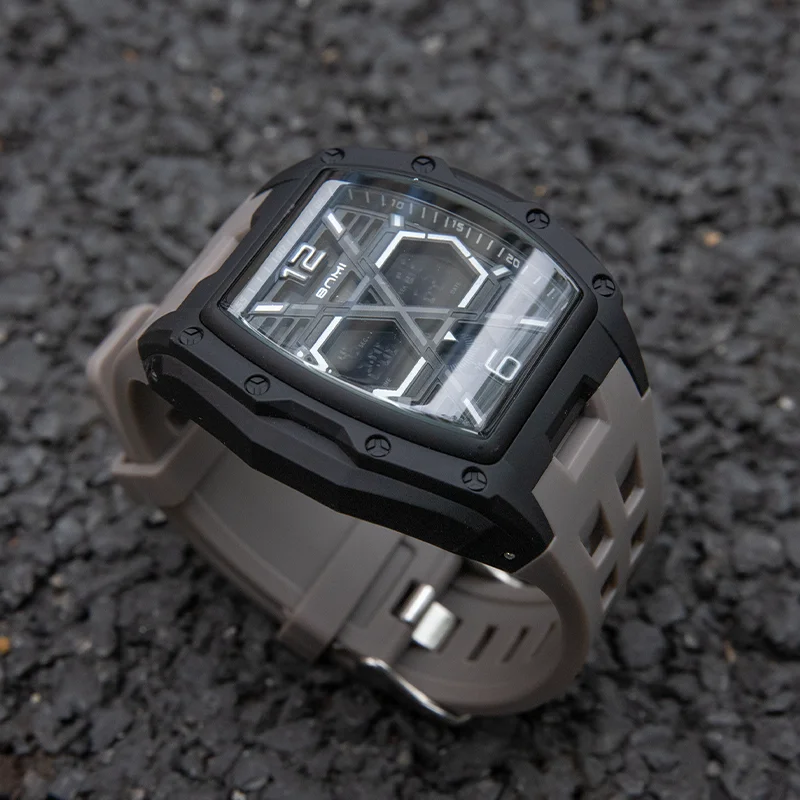 

Multifunctional Men's Sports Watch High Quality Waterproof Drop Resistant Chronograph Clock Teenagers Electronic Digital Watch