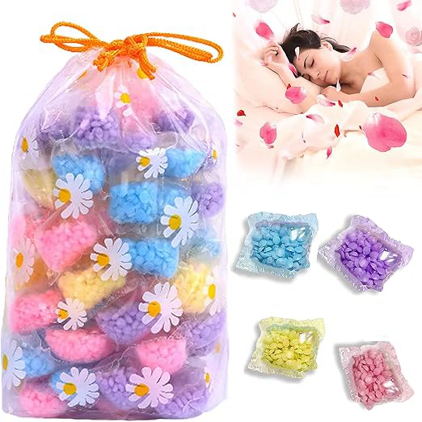 30PCS Washing Machine Laundry Scent Beads Granule Detergent Capsule Ball Clothing Diffuser Perfum Scent Booster Beads