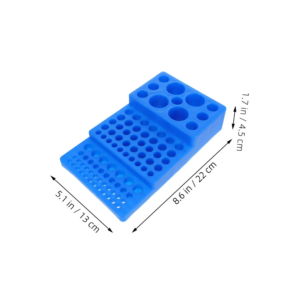 Suporte de microcentrífuga de plástico para tubos de ensaio multiuso, 2 peças