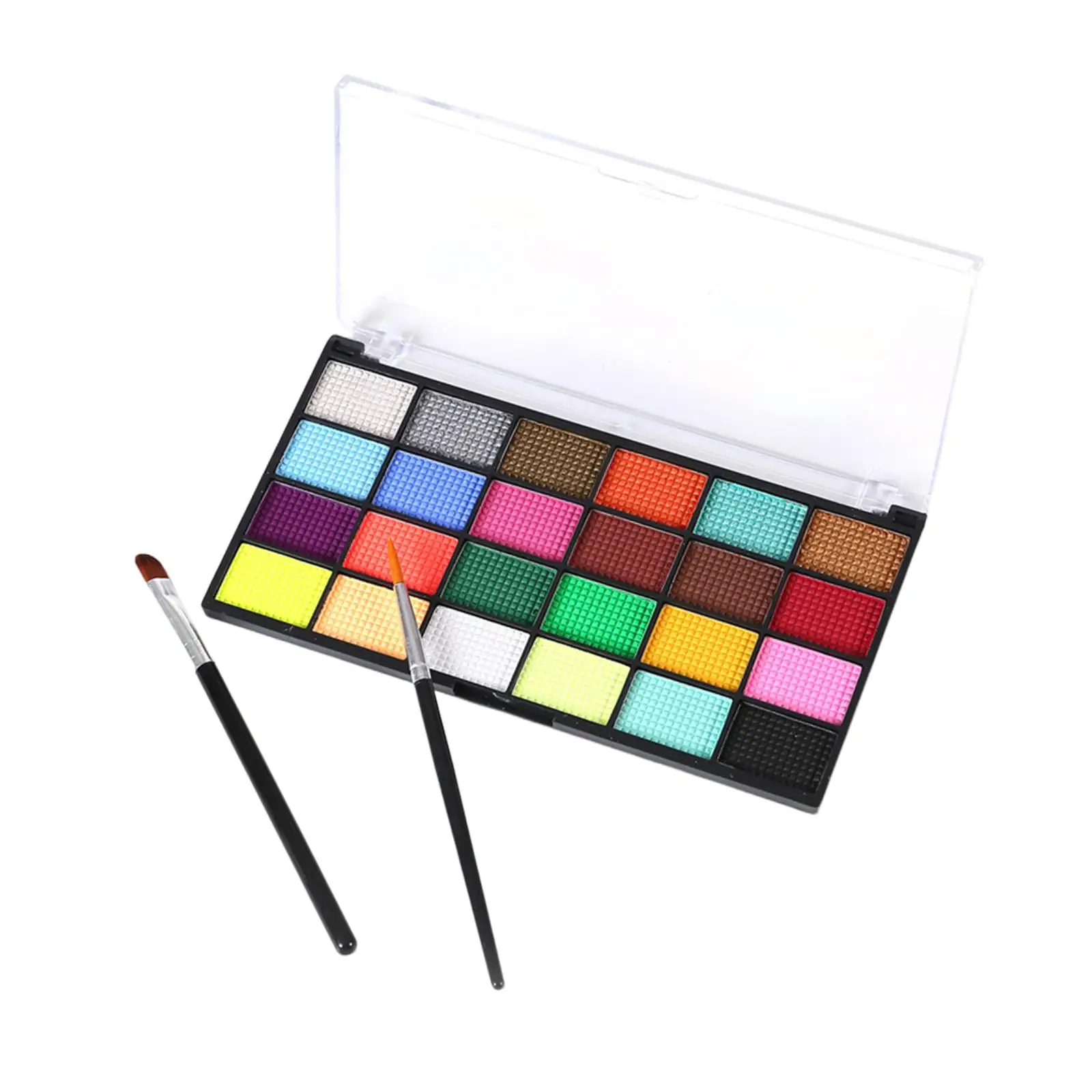 Face Body Paint Set Palette Painting Palette Face Painting with Brush for Halloween Stage Performance Fancy Dress