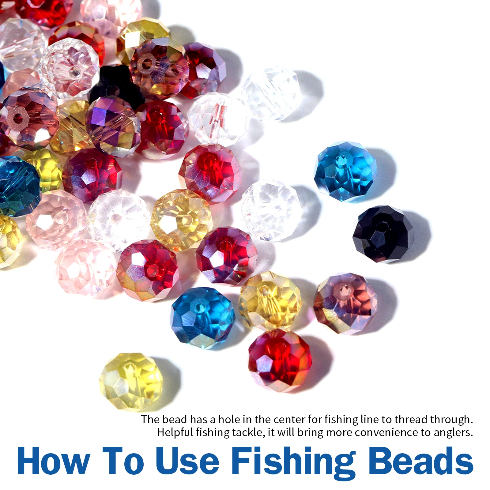 Qualy مضيئة الصيد الخرز 4 مللي متر مختلط اللون كارولينا تلاعب تكساس الحفارات اكسسوارات متنوعة البلاستيك الزجاج توهج حبة لتقوم بها بنفسك عدة #5