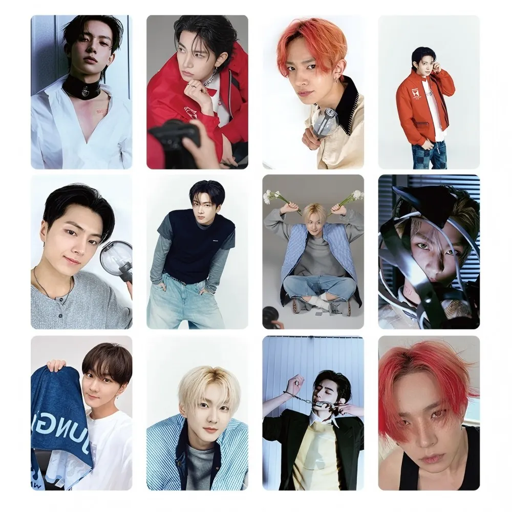 55PCS New ENHYPEN Music Male Band HEESEUNG JAY JAKE SUNGHOON JUNGWON NI-KI Album Postcard Cards