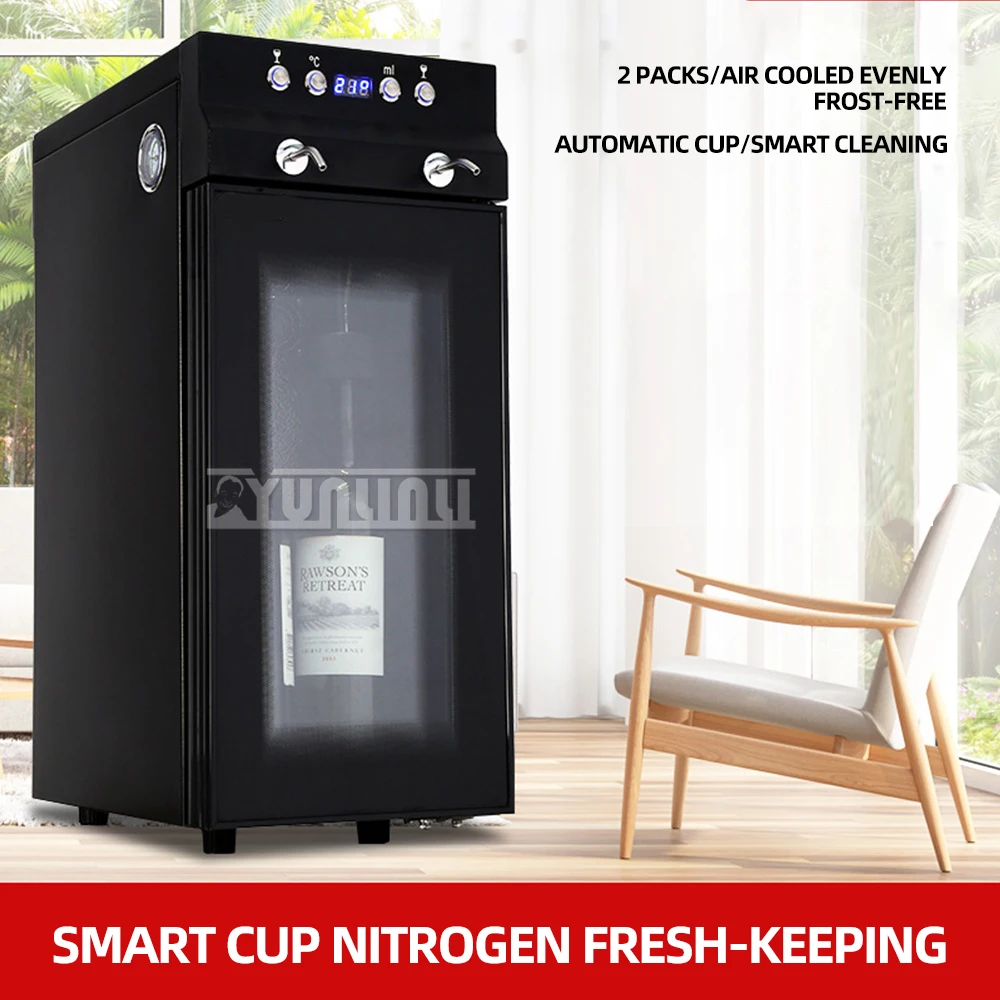 Коммерческий диспенсер для свежего вина SC-2P 2025 года, охладитель для двух бутылок, охладитель для вина, постоянное