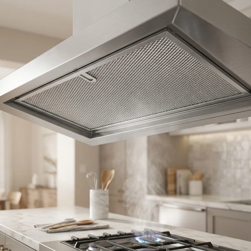 Aluminum Range Hood Filter 17.3x11 Inch, Washable Grease Trap Screen Compatible With For Nutone BPS1FA36 & For Kenmore, Duty