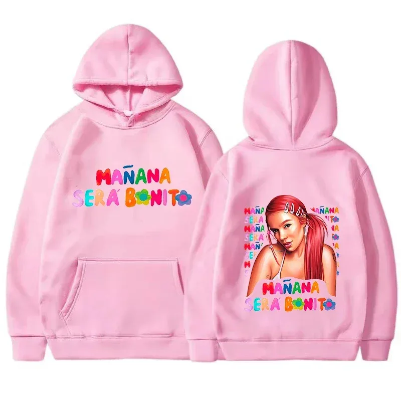 111 www بلوفر نسائي متعدد الألوان بغطاء للرأس هيب هوب ملابس الشارع الشهير كارول جي مانانا سيرا بونيتو بلوزات بأكمام طويلة Y2K ملابس T