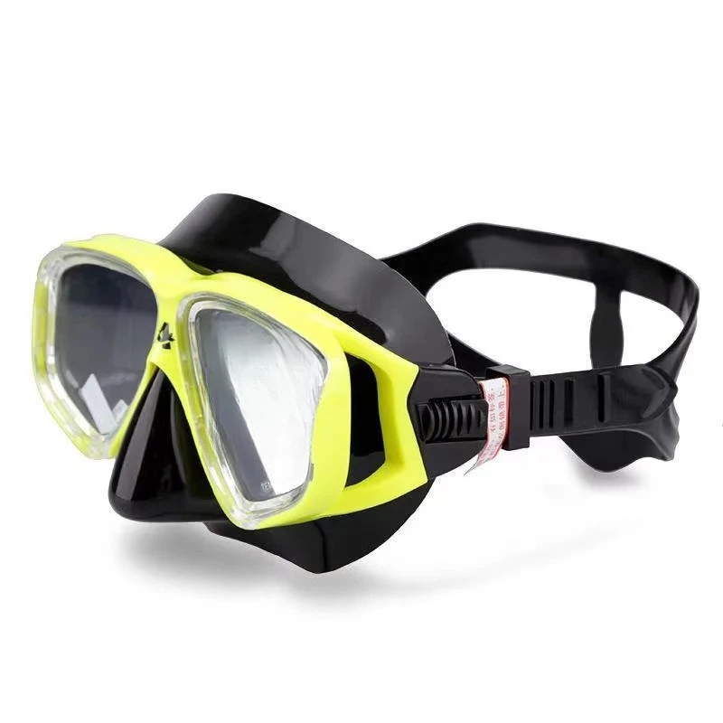 Visual matching degree Anti-fog deep snorkeling mask Diving mask Large frame swimming goggles