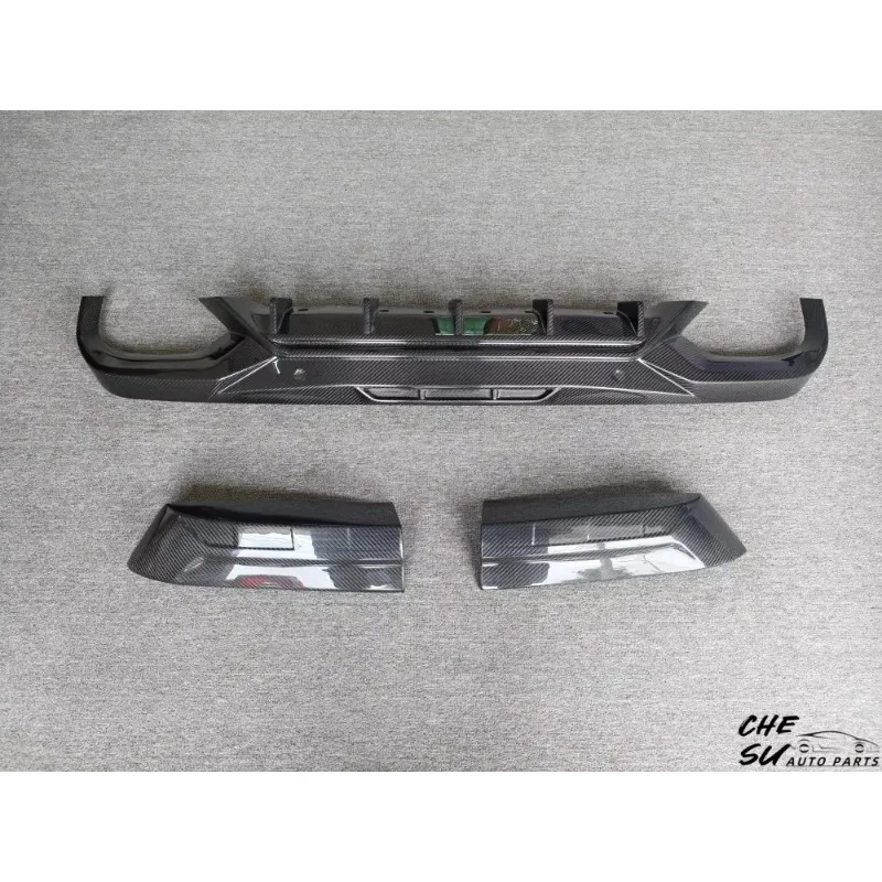 Dry Carbon Fiber Aul Style Rear Diffuser Body Kit Ensures Perfect Fit for BMW X6M
