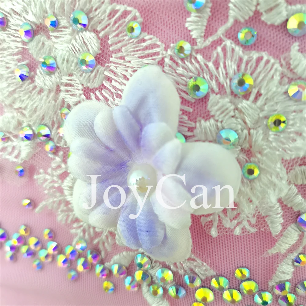 JoyCan vestido de baile lírico para niña, traje de baile de Jazz rosa, ropa de Pole Dancing, entrenamiento de rendimiento