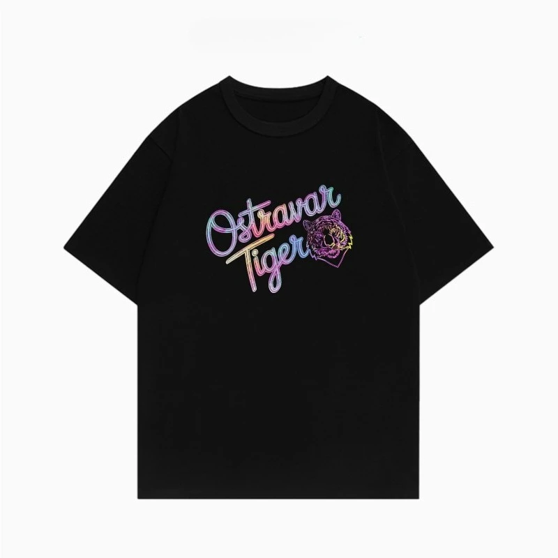 

Letter Tiger Street Fashion Trend с узором и принтом, летние роскошные брендовые хлопковые мужские и женские футболки с короткими рукавами
