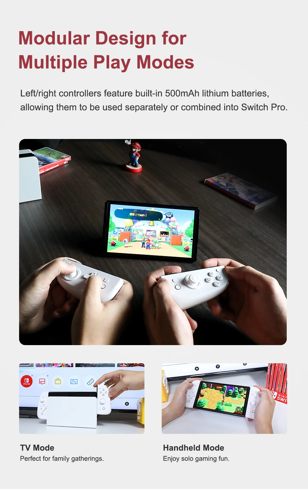MOBAPAD S1 HD / S1 S Controller für Nintendo Switch OLED Joypad mit Hall Joystick Konsole für Switch NS OLED Gamepad – Detail 13