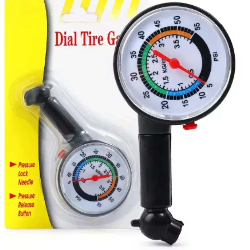 1Pcs High Precision Meter Detector Car Tire Pressure Gauge Tyre Deflation Pointer Auto Tire Inflation Pressure Gauge Measurement