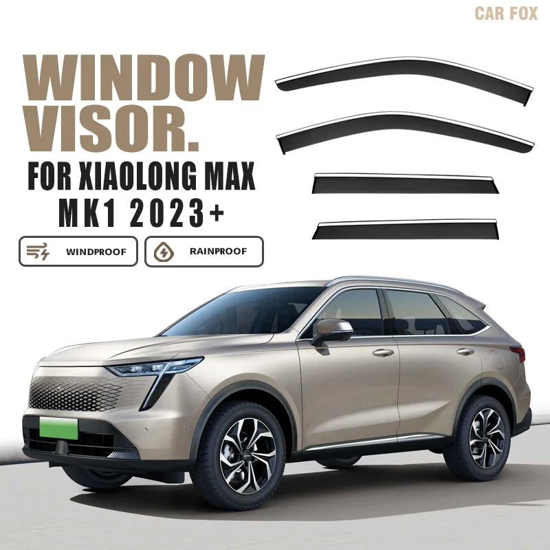 

Козырёк для окна HAVAL Xiaolong Max MK1 2023 +, защита от солнца и дождя, 4 шт./комплект, для Xiaolong Max MK1 2023 +