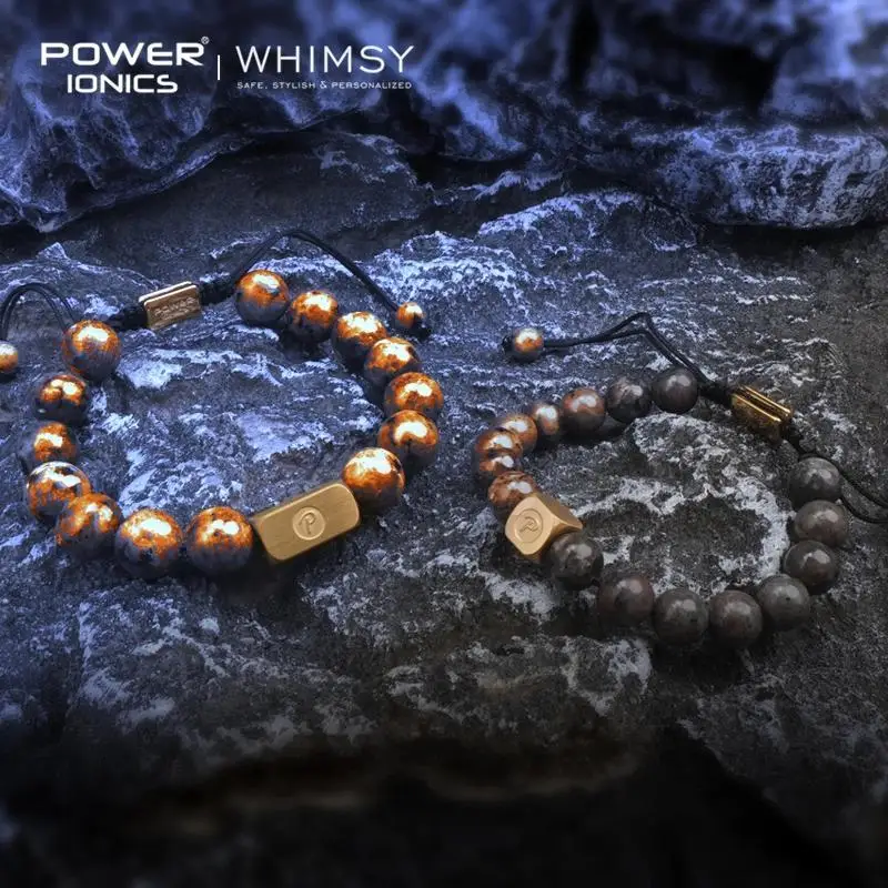 

POWER IONICS Регулируемый браслет из натурального пламени для пары