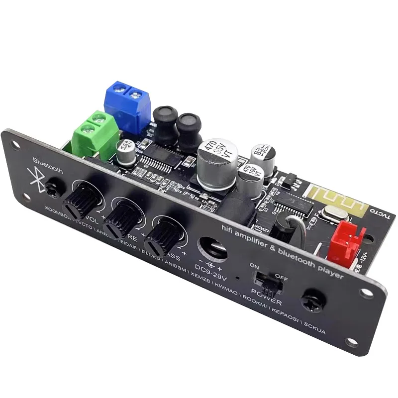 HIFI High and Low Bass Audio Receiver Car Speaker Amplifier Board DIY Modification Bluetooth 5.1 Amplifier Module
