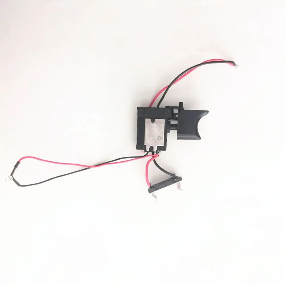 Universal 12V Lithium Tool Control Switch Speed Regulation Forward Reverse Function With LED Light For Repair Parts