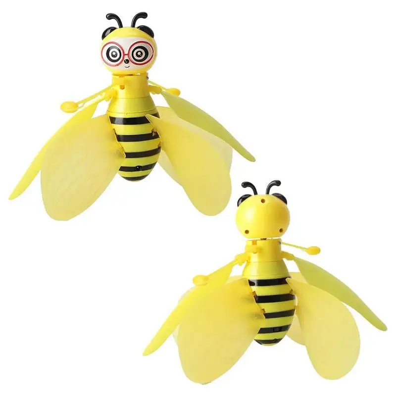 Flying Dolls Hand Induction Flying Bee Hand Controlled Flying Ball Small Bee Induction Flying Machine Novel Induction Aircraft