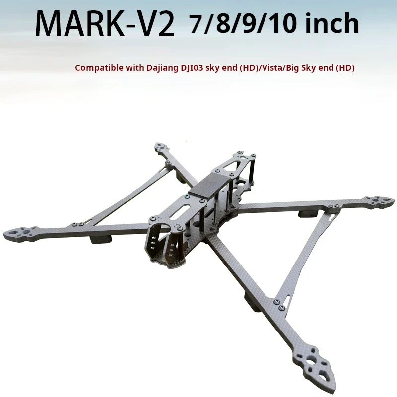 

Mark 4 V2 Mark 4 7inch 295mm/8inch 367mm/9inch 387mm/10 Inch 427mm 3k Through Rack Hd Drone Fpv Carbon Fiber Bracket