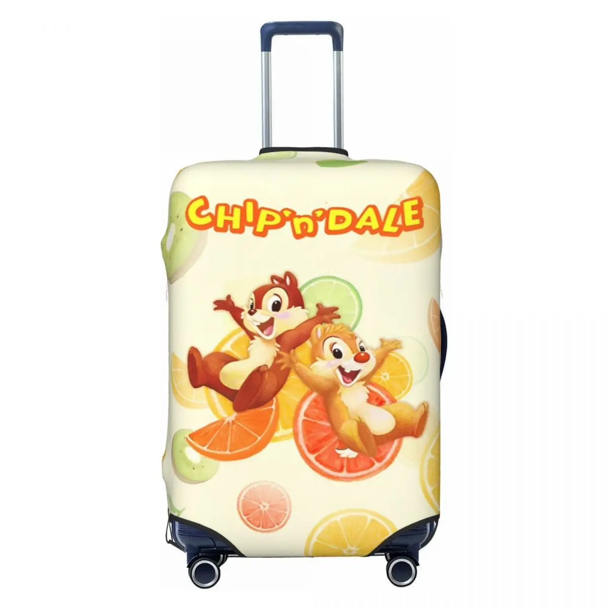 Kawaii Chip 'n' Dale Animal Print valigia Cover Travel Flight pratica custodia protettiva per bagagli