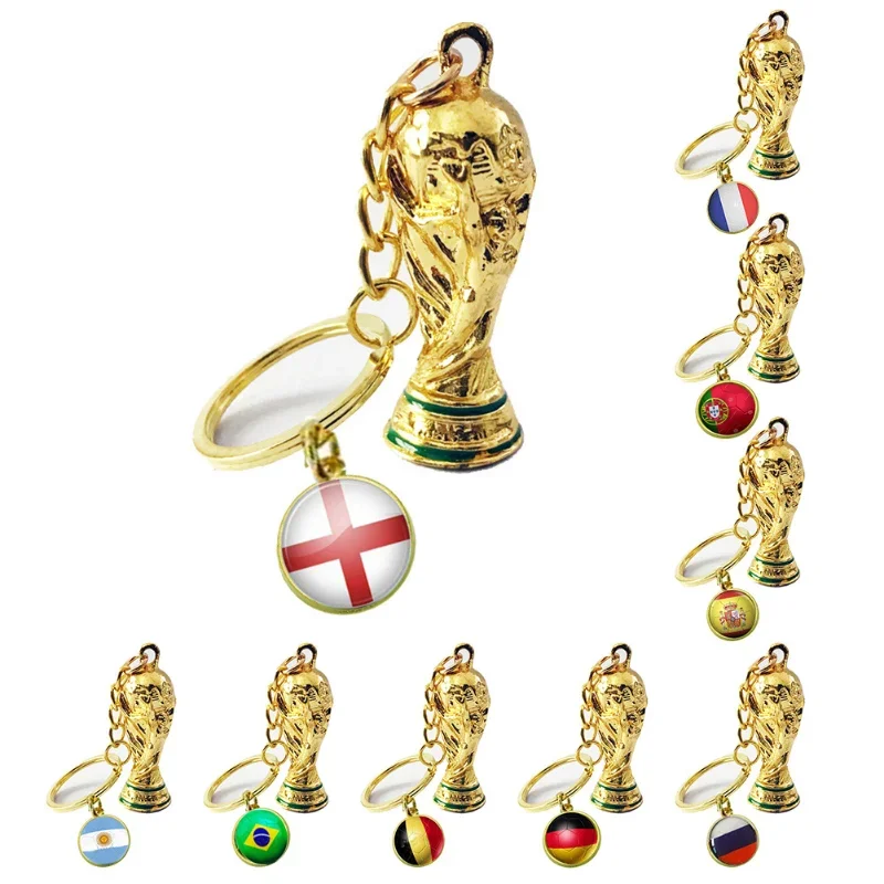 Football Souvenirs Keychain World Cup Awards Keychain Backpack Accessories Special Gifts