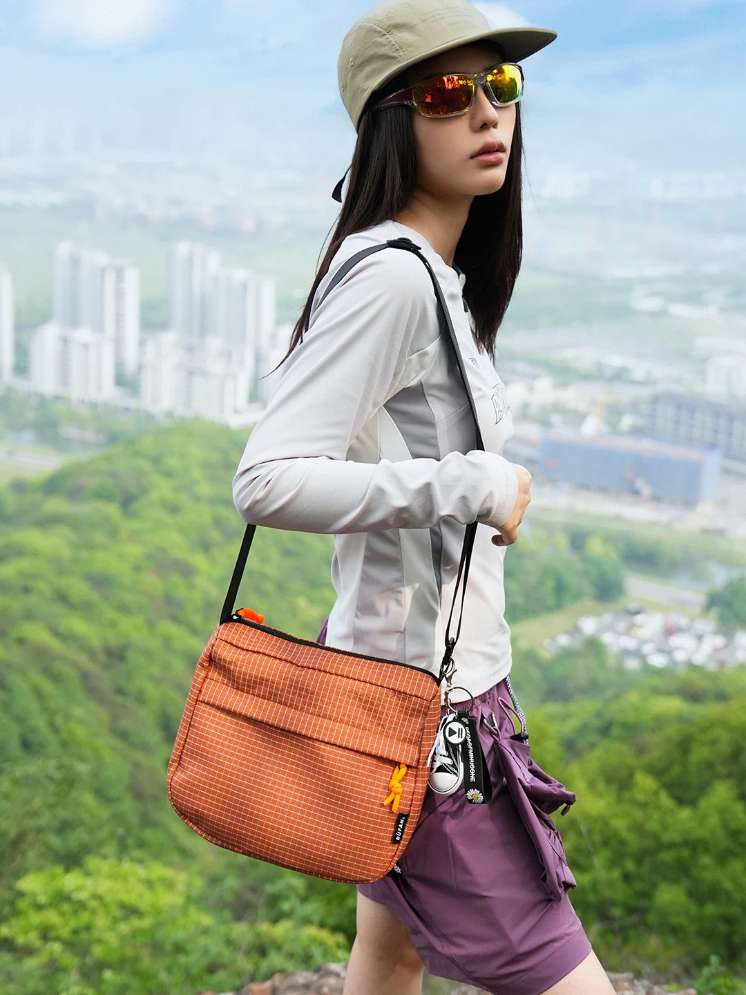 hong-kong-outdoor-nylon-canvas-crossbody-bag-for-women-fitness-commuting-small-square-bag-adjustable-shoulder-strap-medium-ha