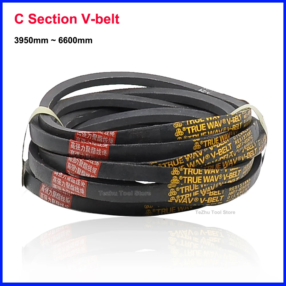 1PCS C Section Type V-belt Triangle Belt 3950mm - 6600mm For Industrial Agricultural Equipment Transmission Parts