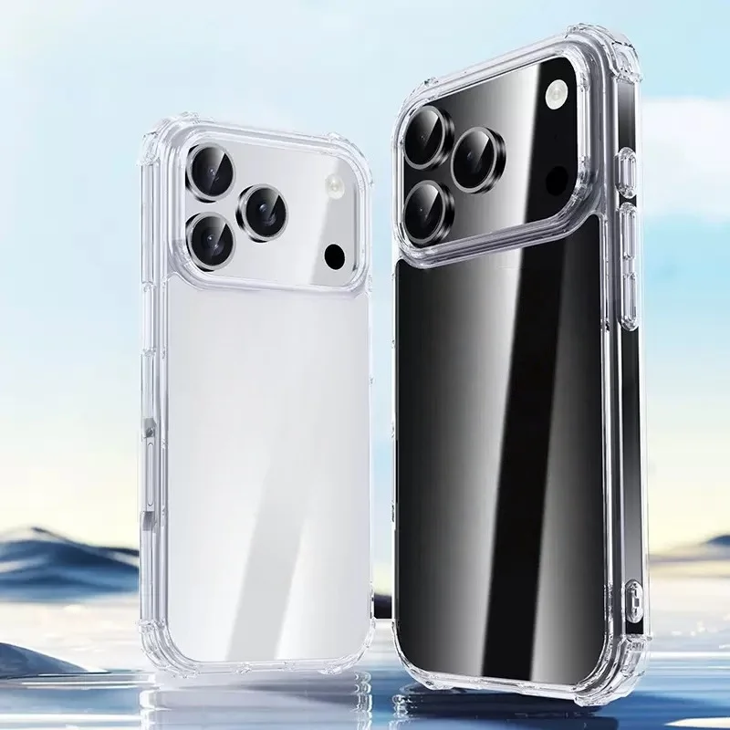 Transparente TPU-Handyhülle mit stoßfestem Schutz für iPhone 17 Pro Max/17 Pro/1 /Air/16/15/14/13/12/11 – transparent – Detail 9