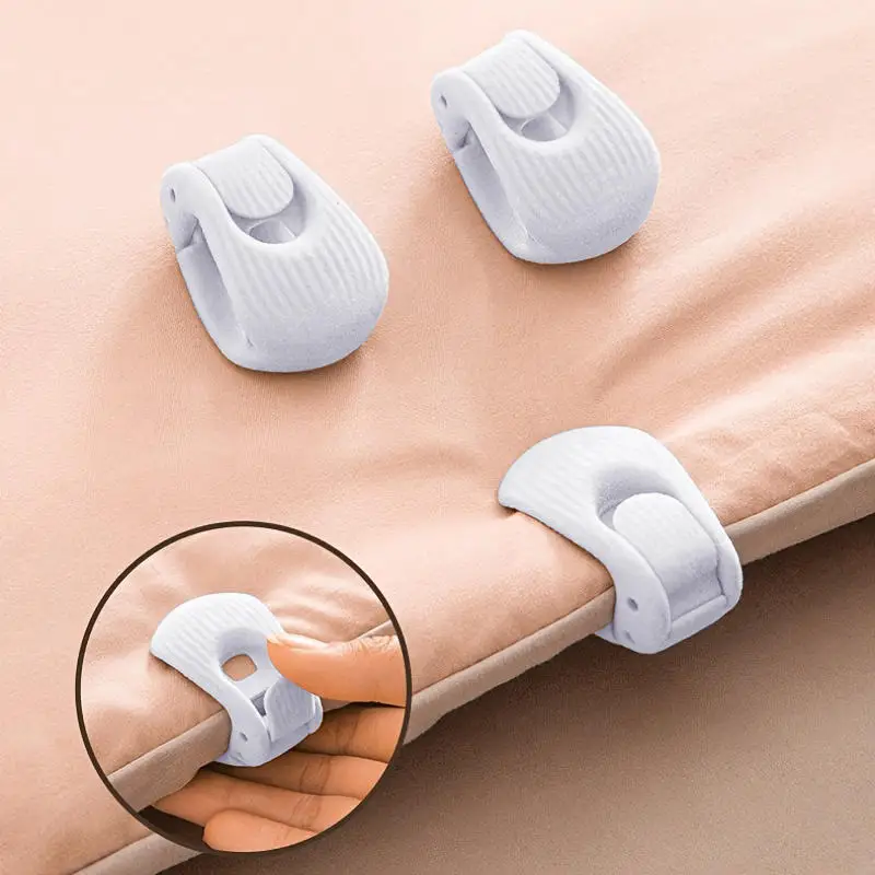 4/8Pcs Duvet Cover Clips,Anti-Slip Quilt Holder Clips,Quilt Sheet Holder Comforter Fasteners Grippers No Pins Quilt Fixer