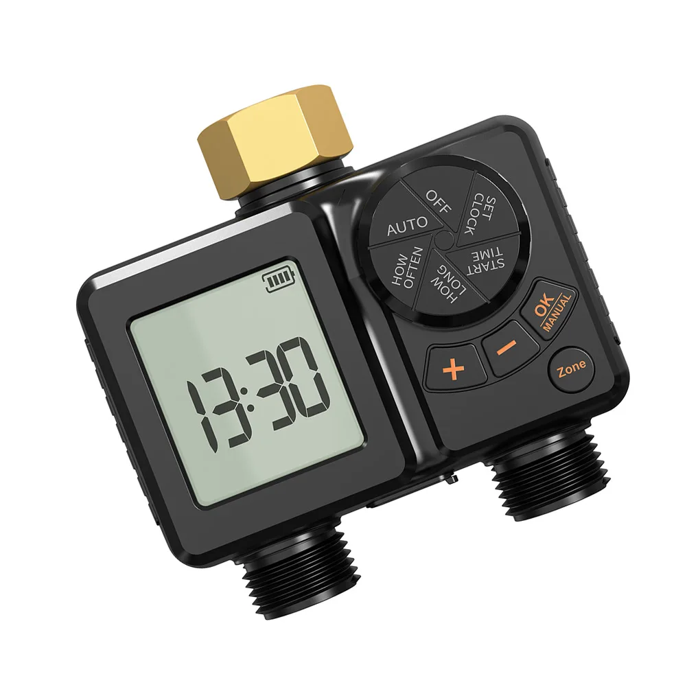 Smart Automatic Plant Watering System Scheduled Irrigation USB Charging Port Dual-Zone Control Intelligent Timer-controll Device