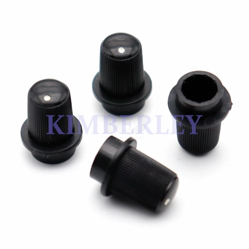 10 Piece 11X14.5 Plastic Knob Cap With Plum Handle Audio Potentiometer Knob Cap Power Amplifier Volume Adjustment Knob Cap