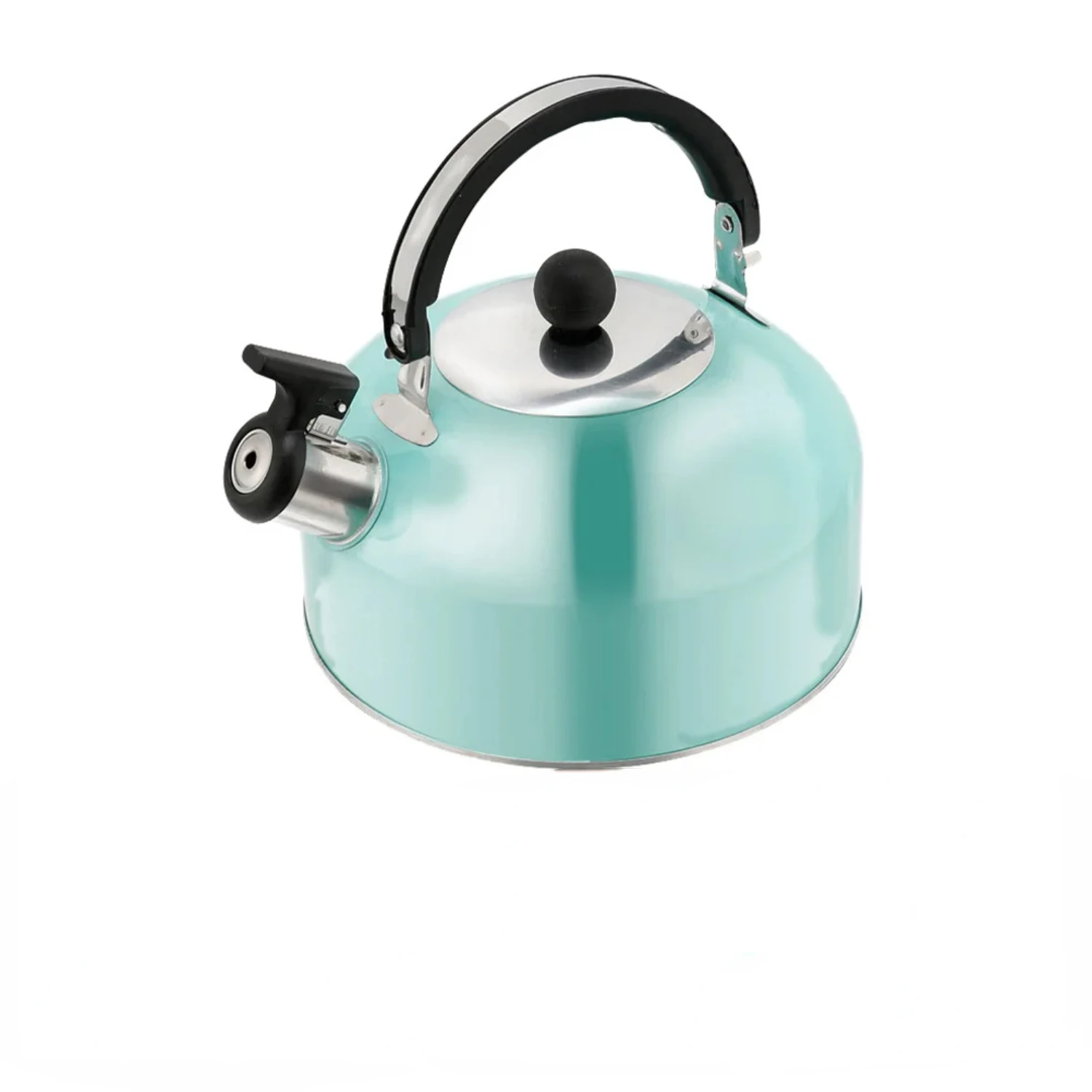 

3L Whistling Tea Kettle Flat Bottom Kettle Stainless Steel Tea Kettle Whistling Teapot ALL Stovetops Gas Kettles boil water